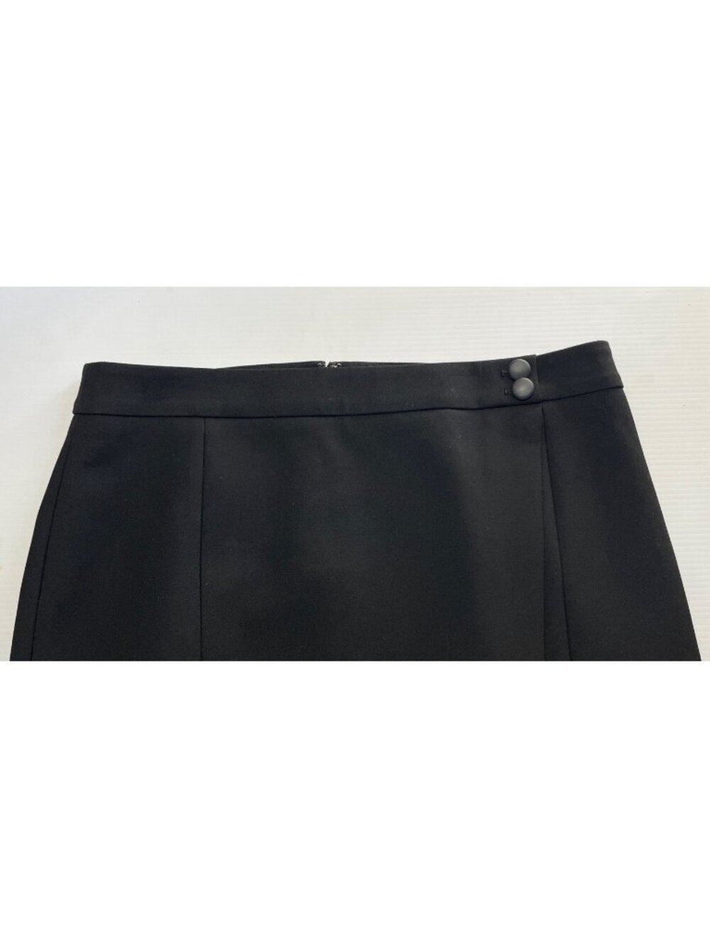 Classiques Entier Black Midi Skirt Size 12 NWT Front Slit Career Office Work - Picture 15 of 15